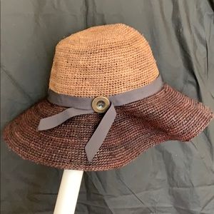 Brixton 100% Raffia floppy women’s hat in size S